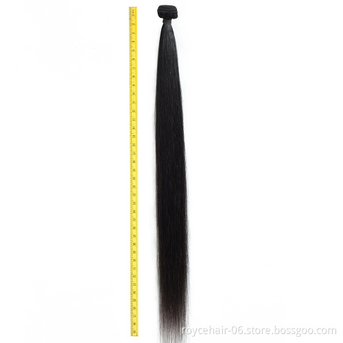 32 34 36 38 40 Inch Straight 100% Raw Indian Raw Remy Human Hair Extensions Women Long Hair Bundles